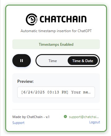 ChatChain Preview